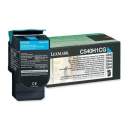 Cartus de toner (2K) Lexmark C540H1CG Cyan Return Program pentru C540n C543dn C544dn C544dtn C544dw C544n C546dtn X543dn X544dn X544dtn X544dw X544n X546dtn X548de X548dte