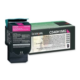 Cartus de toner (2K) Lexmark C540H1MG Magenta Return Program pentru C540n C543dn C544dn C544dtn C544dw C544n C546dtn X543dn X544dn X544dtn X544dw X544n X546dtn X548de X548dte