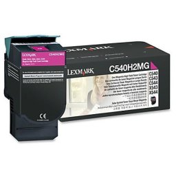 Cartus de toner (2K) Lexmark C540H2MG Magenta pentru C540n C543dn C544dn C544dtn C544dw C544n C546dtn X543dn X544dn X544dtn X544dw X544n X546dtn X548de X548dte
