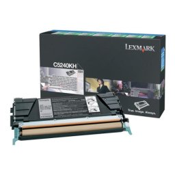 Cartus de toner (8K) Lexmark C5240KH Black Return Program pentru C524 C524dn C524dtn C524n C534dn C534dtn C534n