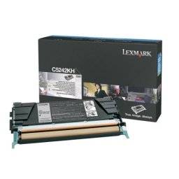 Cartus de toner (8K) Lexmark C524H3KG Black Corporate pentru C524 C524dn C524dtn C524n C534dn C534dtn C534n