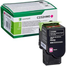Cartus de toner (2.3K) Lexmark C232HM0 Magenta Return Program pentru C2325dw C2425dw C2535dw MC2325adw MC2425adw MC2535adwe MC2640adwe