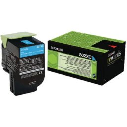 Cartus de toner (4K) Lexmark 802XC (80C2XC0) Cyan Return Program pentru CX510de CX510dhe CX510dthe
