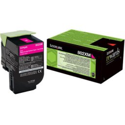 Cartus de toner (4K) Lexmark 802XM (80C2XM0) Magenta Return Program pentru CX510de CX510dhe CX510dthe