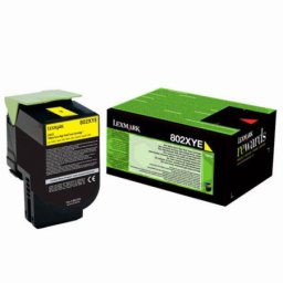 Cartus de toner (4K) Lexmark 802XYE (80C2XYE) Yellow Corporate pentru CX510de CX510dhe CX510dthe