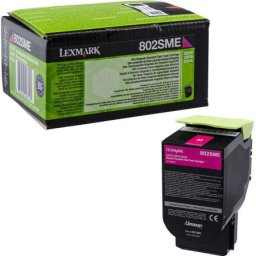 Cartus de toner (2K) Lexmark 802SME (80C2SME) Magenta Corporate pentru CX310dn CX310n CX410de CX410dte CX410e CX510de CX510dhe CX510dthe