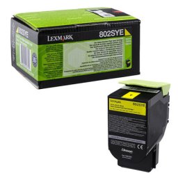 Cartus de toner (2K) Lexmark 802SYE (80C2SYE) Yellow Corporate pentru CX310dn CX310n CX410de CX410dte CX410e CX510de CX510dhe CX510dthe