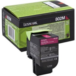 Cartus de toner (1K) Lexmark 802M (80C20M0) Magenta Return Program pentru CX310dn CX310n CX410de CX410dte CX410e CX510de CX510dhe CX510dthe