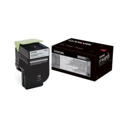 Cartus de toner (2.5K) Lexmark 800S1 (80C0S10) Black pentru CX310dn CX310n
