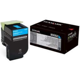 Cartus de toner (2K) Lexmark 800S2 (80C0S20) Cyan pentru CX310dn CX310n