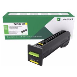 Cartus de toner (8K) Lexmark 72K20Y0 Yellow Return Program pentru CS820de CS820dte CS820dtfe CX820de CX820dtfe CX825de CX825dte CX825dtfe CX860de CX860dte CX860dtfe