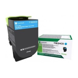 Cartus de toner (3.5K) Lexmark 71B2HC0 Cyan Return Program pentru CS417dn CS517de CX417de CX517de