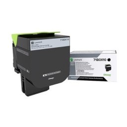 Cartus de toner (8K) Lexmark 71B0X10 Black pentru CS517de CX517de