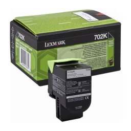 Cartus de toner (1K) Lexmark 702KE (70C20KE) Black Corporate pentru CS310dn CS310n CS410dn CS410dtn CS410n CS510de CS510dte