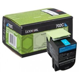 Cartus de toner (1K) Lexmark 702CE (70C20CE) Cyan Corporate pentru CS310dn CS310n CS410dn CS410dtn CS410n CS510de CS510dte