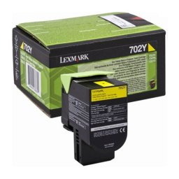 Cartus de toner (1K) Lexmark 702Y (70C20Y0) Yellow Return Program pentru CS310dn CS310n CS410dn CS410dtn CS410n CS510de CS510dte