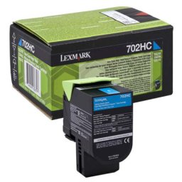Cartus de toner (3K) Lexmark 702HC (70C2HC0) Cyan Return Program pentru CS310dn CS310n CS410dn CS410dtn CS410n CS510de CS510dte