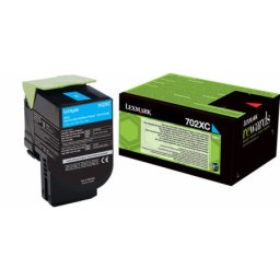 Cartus de toner (4K) Lexmark 702XC (70C2XC0) Cyan Return Program pentru CS510de CS510dte