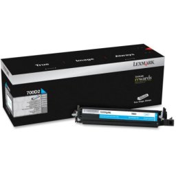 Unitate developer original Lexmark 700D2 (70C0D20) Cyan pentru CX310dn CX310n CX410de CX410dte CX410e CX510de CX510dhe CX510dthe CS310dn CS310n CS410dn CS410dtn CS410n CS510de CS510dte CS317dn CS417dn CS517de CX317dn CX417de CX517de C2132 XC2130 XC2132