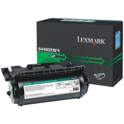 Cartus de toner (32K) Lexmark 64480XW Black Reconditioned pentru T644 T644dtn T644n T644tn