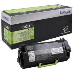 Cartus de toner (25K) Lexmark 622H (62D2H00) Black Return Program pentru MX710de MX710dhe MX711de MX711dhe MX810dfe MX810dme MX810dpe MX810dxfe MX810dxme MX810dxpe MX811dfe MX811dme MX811dpe MX811dxfe MX811dxme MX811dxpe MX812dfe MX812dme MX812dpe MX812dx