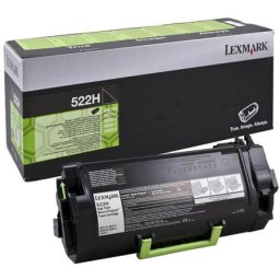 Cartus de toner (25K) Lexmark 522H (52D2H00) Black Return Program pentru MS810de MS810dn MS810dtn MS810n MS811dn MS811dtn MS811n MS812de MS812dn MS812dtn MS710dn MS711dn