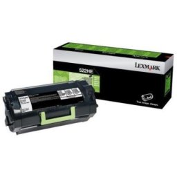 Cartus de toner (25K) Lexmark 522HR (52D2H0R) Black Reconditioned pentru MS810de MS810dn MS810dtn MS810n MS811dn MS811dtn MS811n MS812de MS812dn MS812dtn