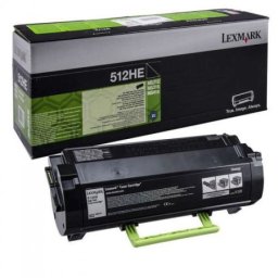 Cartus de toner (5K) Lexmark 512HE (51F2H0E) Black Corporate pentru MS312dn MS415dn