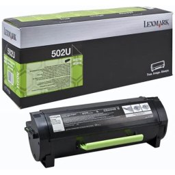 Cartus de toner (20K) Lexmark 502UR (50F2U0R) Black Reconditioned pentru MS510dn MS610dn MS610de MS610dte