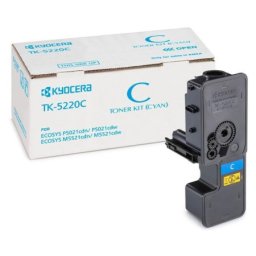 Cartus de toner (1.2K) Kyocera TK-5220C Cyan (TK5220C, 1T02R9CNL1) pentru ECOSYS M5521cdw M5521cdn P5021cdn P5021cdw