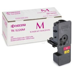Cartus de toner (1.2K) Kyocera TK-5220M Magenta (TK5220M, 1T02R9BNL1) pentru ECOSYS M5521cdw M5521cdn P5021cdn P5021cdw