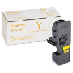 Cartus de toner (1.2K) Kyocera TK-5220Y Yellow (TK5220Y, 1T02R9ANL1) pentru ECOSYS M5521cdw M5521cdn P5021cdn P5021cdw