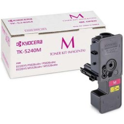 Cartus de toner (3K) Kyocera TK-5240M Magenta (TK5240M, 1T02R7BNL0) pentru ECOSYS M5526cdw M5526cdn P5026cdn P5026cdw