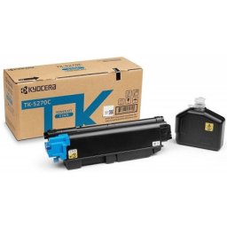 Cartus de toner (6K) Kyocera TK-5270C Cyan (TK5270C, 1T02TVCNL0) pentru ECOSYS M6230cidn M6630cidn P6230cdn