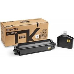 Cartus de toner (8K) Kyocera TK-5270K Black (TK5270K, 1T02TV0NL0) pentru ECOSYS M6230cidn M6630cidn P6230cdn