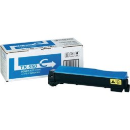 Cartus de toner (6K) Kyocera TK-550C Cyan (TK550C, 1T02HMCEU0) pentru FS C5200DN