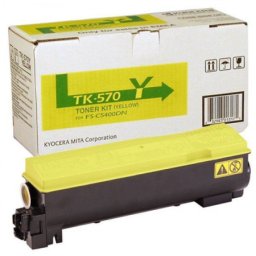 Cartus de toner (12K) Kyocera TK-570Y Yellow (TK570Y, 1T02HGAEU0) pentru FS C5400DN ECOSYS P7035cdn