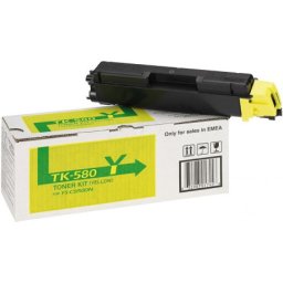 Cartus de toner (2.8K) Kyocera TK-580Y Yellow (TK580Y, 1T02KTANL0) pentru FS C5150DN ECOSYS P6021cdn