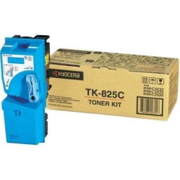 Cartus de toner (7K) Kyocera TK-825C Cyan (TK825C, 1T02FZCEU0) pentru KM C2520 C2525E C3225 C4535E C3232 C3232E