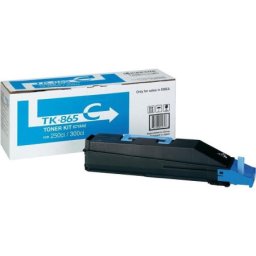 Cartus de toner (12K) Kyocera TK-865C Cyan (TK865C, 1T02JZCEU0) pentru TASKalfa 250ci 300ci