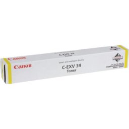 Cartus de toner (19K) Canon EXV 34 Yellow (3785B002, C-EXV34Y, CEXV34Y) pentru imageRUNNER (iR) ADVANCE C2020i C2020L C2025i C2030i C2030L C2220i C2220L C2225i C2230i