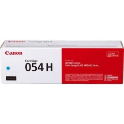 Cartus de toner (2.3K) Canon 054H Cyan (3027C002, CRG-054HC, CRG054HC) pentru i SENSYS LBP 621Cw 623Cdw MF 641Cw 643Cdw 645Cx