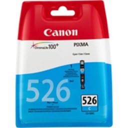 Cartus de cerneala Canon CLI-526C Cyan (4541B001, CLI526C) pentru PIXMA iP4850 iP4950 iX6550 MG5150 MG5250 MG5350 MG6150 MG6250 MG8150 MG8250 MX715 MX885 MX895