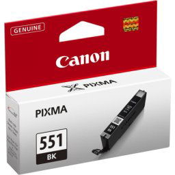 Cartus de cerneala Canon CLI-551BK Black (6508B001, CLI551BK) pentru PIXMA iP7250 iP8750 iX6850 MG5450 MG5550 MG5650 MG6350 MG6450 MG6650 MG7150 MG7550 MX725 MX925