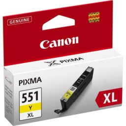Cartus de cerneala Canon CLI-551Y XL Yellow (6446B001, CLI551YXL) pentru PIXMA iP7250 iP8750 iX6850 MG5450 MG5550 MG5650 MG6350 MG6450 MG6650 MG7150 MG7550 MX725 MX925
