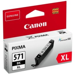 Cartus de cerneala Canon CLI-571BK XL Black (0331C001, CLI571BKXL) pentru PIXMA MG5750 MG5751 MG5752 MG5753 MG6850 MG6851 MG6852 MG6853 MG7750 MG7751 MG7752 MG7753 TS5050 TS5051 TS5053 TS5055 TS6050 TS6051 TS6052 TS8050 TS8051 TS8052 TS8053 TS9050 TS9055