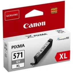 Cartus de cerneala Canon CLI-571GY XL Gray (0335C001, CLI571GYXL) pentru PIXMA MG7750 MG7751 MG7752 MG7753 TS8050 TS8051 TS8052 TS8053 TS9050 TS9055