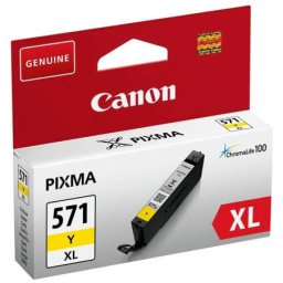 Cartus de cerneala Canon CLI-571Y XL Yellow (0334C001, CLI571YXL) pentru PIXMA MG5750 MG5751 MG5752 MG5753 MG6850 MG6851 MG6852 MG6853 MG7750 MG7751 MG7752 MG7753 TS5050 TS5051 TS5053 TS5055 TS6050 TS6051 TS6052 TS8050 TS8051 TS8052 TS8053 TS9050 TS9055