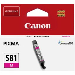 Cartus de cerneala Canon CLI-581M Magenta (2104C001, CLI581M) pentru PIXMA TR7550 TR8550 TS6150 TS6151 TS6250 TS6251 TS705 TS8150 TS8151 TS8152 TS8250 TS8251 TS8252 TS9150 TS9155 TS9550 TS9551C