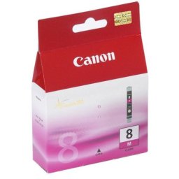 Cartus de cerneala Canon CLI-8M Magenta (0622B001, CLI8M) pentru PIXMA iP3300 iP3500 iP4200 iP4200x iP4300 iP4500 iP4500x iP5200 iP5200R iP5300 iP6600D iP6700D iX4000 iX5000 MP500 MP510 MP520 MP520x MP530 MP600 MP600R MP610 MP800 MP800R MP810 MP830 MX700 